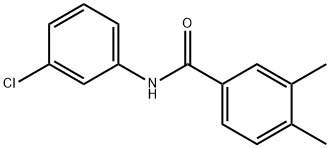 N-(3-chlorophenyl)-3,4-dimethylbenzamide Struktur