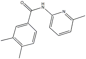 3,4-dimethyl-N-(6-methyl-2-pyridinyl)benzamide Struktur