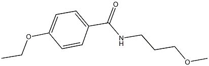 4-ethoxy-N-(3-methoxypropyl)benzamide Struktur