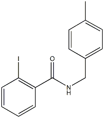 2-iodo-N-(4-methylbenzyl)benzamide Struktur