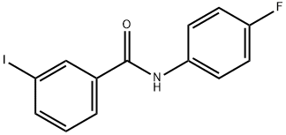 N-(4-fluorophenyl)-3-iodobenzamide Struktur