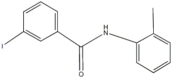 3-iodo-N-(2-methylphenyl)benzamide Struktur