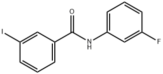 N-(3-fluorophenyl)-3-iodobenzamide Struktur