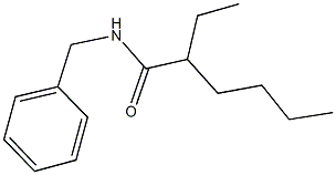 N-benzyl-2-ethylhexanamide Struktur