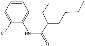 N-(2-chlorophenyl)-2-ethylhexanamide Struktur