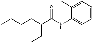 2-ethyl-N-(2-methylphenyl)hexanamide Struktur