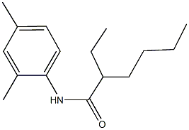 N-(2,4-dimethylphenyl)-2-ethylhexanamide Struktur