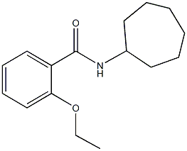 N-cycloheptyl-2-ethoxybenzamide Struktur