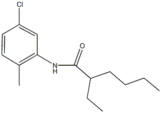 N-(5-chloro-2-methylphenyl)-2-ethylhexanamide Struktur