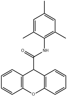 N-mesityl-9H-xanthene-9-carboxamide Struktur