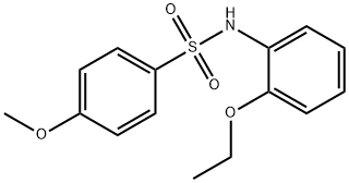 N-(2-ethoxyphenyl)-4-methoxybenzenesulfonamide Struktur