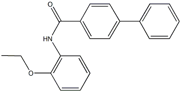 N-(2-ethoxyphenyl)[1,1'-biphenyl]-4-carboxamide Struktur