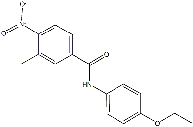 N-(4-ethoxyphenyl)-4-nitro-3-methylbenzamide Struktur