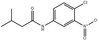 N-{4-chloro-3-nitrophenyl}-3-methylbutanamide Struktur