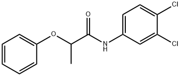 N-(3,4-dichlorophenyl)-2-phenoxypropanamide Struktur