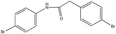 N,2-bis(4-bromophenyl)acetamide Struktur