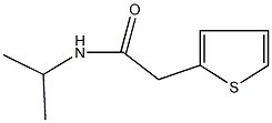 N-isopropyl-2-(2-thienyl)acetamide Struktur