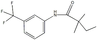 2,2-dimethyl-N-[3-(trifluoromethyl)phenyl]butanamide Struktur