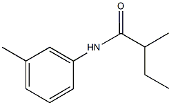 2-methyl-N-(3-methylphenyl)butanamide Struktur