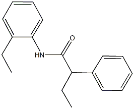 N-(2-ethylphenyl)-2-phenylbutanamide Struktur