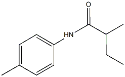 2-methyl-N-(4-methylphenyl)butanamide Struktur