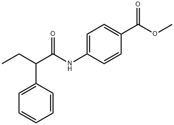 methyl 4-[(2-phenylbutanoyl)amino]benzoate Struktur