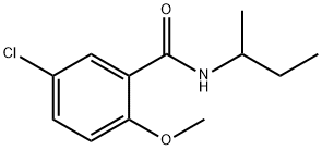 N-(sec-butyl)-5-chloro-2-methoxybenzamide Struktur