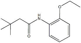 N-(2-ethoxyphenyl)-3,3-dimethylbutanamide Struktur