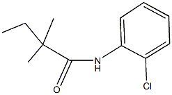 N-(2-chlorophenyl)-2,2-dimethylbutanamide Struktur