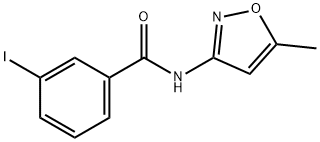 3-iodo-N-(5-methyl-3-isoxazolyl)benzamide Struktur