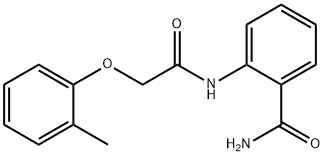 2-{[(2-methylphenoxy)acetyl]amino}benzamide Struktur