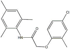 2-(4-chloro-2-methylphenoxy)-N-mesitylacetamide Struktur