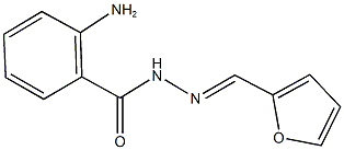 2-amino-N'-(2-furylmethylene)benzohydrazide Struktur