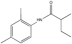 N-(2,4-dimethylphenyl)-2-methylbutanamide Struktur