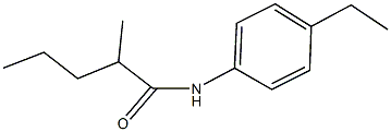 N-(4-ethylphenyl)-2-methylpentanamide Struktur