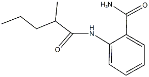 2-[(2-methylpentanoyl)amino]benzamide Struktur