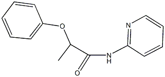 2-phenoxy-N-(2-pyridinyl)propanamide Struktur