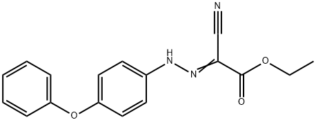 ethyl cyano[(4-phenoxyphenyl)hydrazono]acetate Struktur