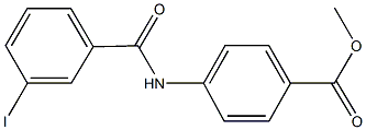 methyl 4-[(3-iodobenzoyl)amino]benzoate Struktur