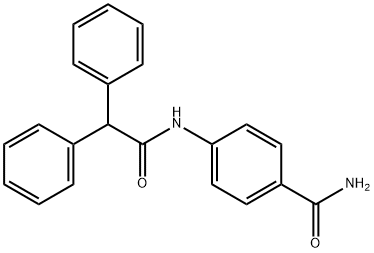 4-[(diphenylacetyl)amino]benzamide Struktur