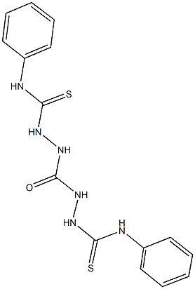 2-{[2-(anilinocarbothioyl)hydrazino]carbonyl}-N-phenylhydrazinecarbothioamide Struktur