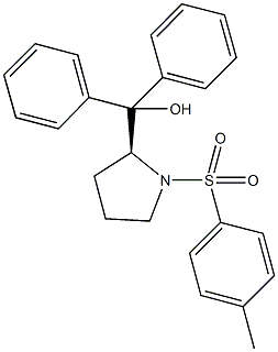 {1-[(4-methylphenyl)sulfonyl]-2-pyrrolidinyl}(diphenyl)methanol Struktur