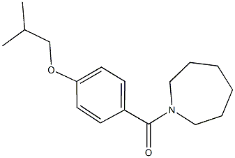 1-(4-isobutoxybenzoyl)azepane Struktur