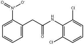 N-(2,6-dichlorophenyl)-2-{2-nitrophenyl}acetamide Struktur