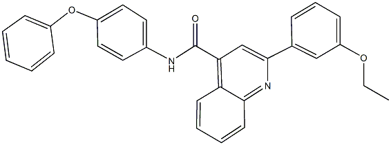 2-(3-ethoxyphenyl)-N-(4-phenoxyphenyl)quinoline-4-carboxamide Struktur