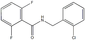 N-(2-chlorobenzyl)-2,6-difluorobenzamide Struktur