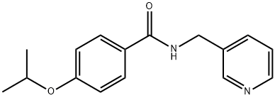 4-isopropoxy-N-(3-pyridinylmethyl)benzamide Struktur