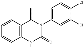 3-(3,4-dichlorophenyl)-4-methylene-3,4-dihydro-2(1H)-quinazolinone Struktur