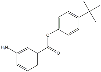 4-tert-butylphenyl 3-aminobenzoate Struktur