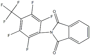 2-[2,3,5,6-tetrafluoro-4-(trifluoromethyl)phenyl]-1H-isoindole-1,3(2H)-dione Struktur